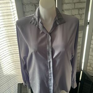 Dior Soft Purple Satin Top